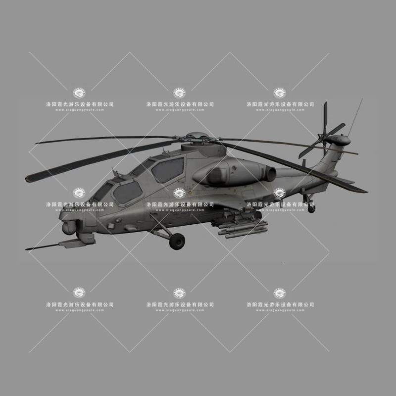 铜梁武装直升机3D模型